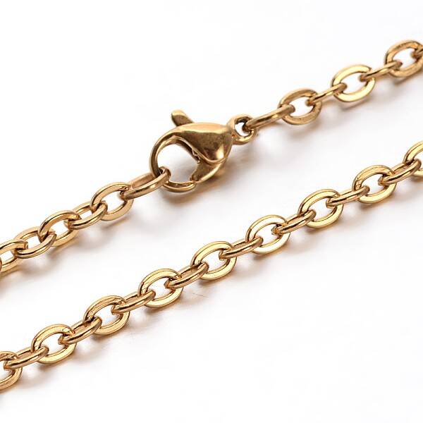 304 Stainless Steel Cable Chains Necklaces