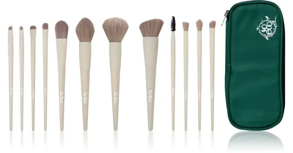 So Eco Flawless 12 Piece Complexion Sponge Brush Set with Case