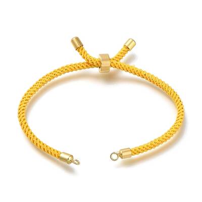 Braided Cotton Cord Slider Bracelet Making
