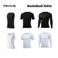 PSYCHE Compression Long Sleeve Shirts for Spring, Quick Drying Breathable Fit Sports T-Shirt, Men's Sportswear Clothing for G...