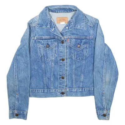 LEVI'S Womens Denim Jacket Blue M