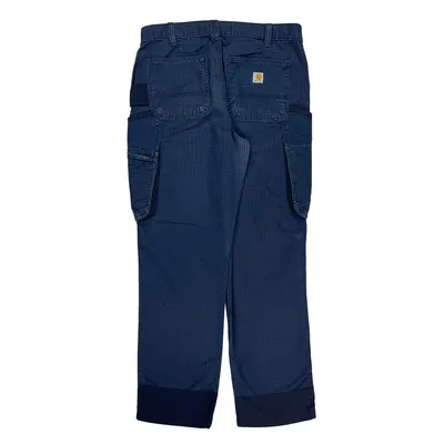 Carhartt Cargo Trousers - 36W 31L Blue Cotton Blend