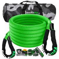 Rhino USA Kinetic Recovery Tow Rope Heavy Duty Offroad Snatch Strap for UTV, ATV, Truck, Car, Tractor - Ultimate Elastic Stra...