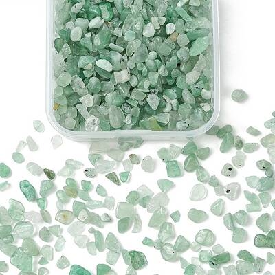 50G Natural Aventurine Chip Beads