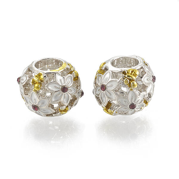 Alloy Enamel European Beads