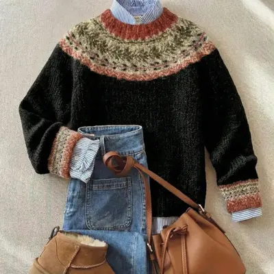 Eleanor | Heritage Nordic Knit Sweater