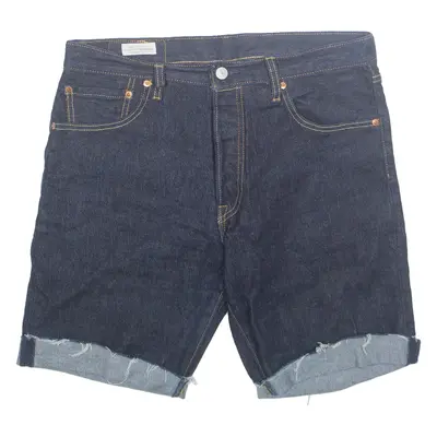 LEVI'S 511 Cut Off Mens Denim Shorts Blue M W32