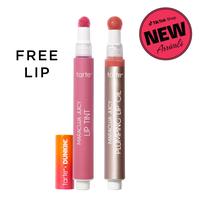tarte x Dunkin' maracuja juicy lip tint & plumping oil duo