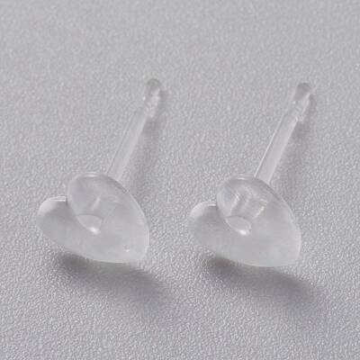 Eco-Friendly Plastic Stud Earrings