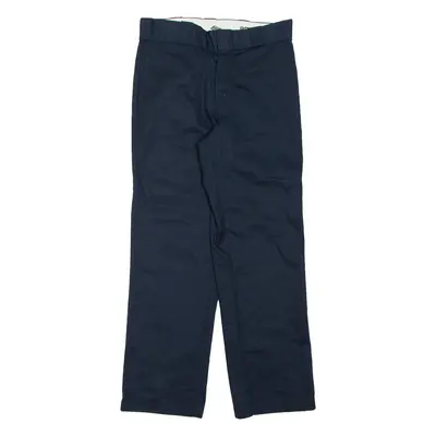 DICKIES Chino Mens Trousers Blue Regular Straight W28 L28