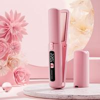 Rechargeable Hair Straightener, Portable Wireless Hair Straightener with Digital Display, Hair Styling Tool for Home & Travel