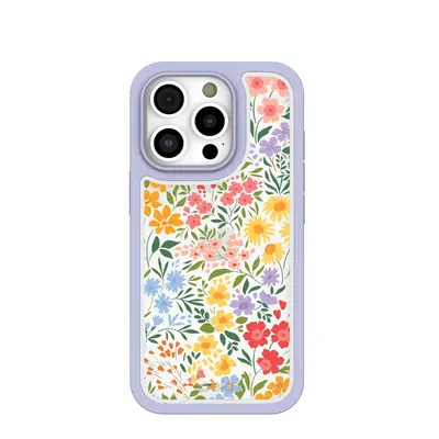 Clear Blooming Wild iPhone 16 Pro Case With Lavender Ridge