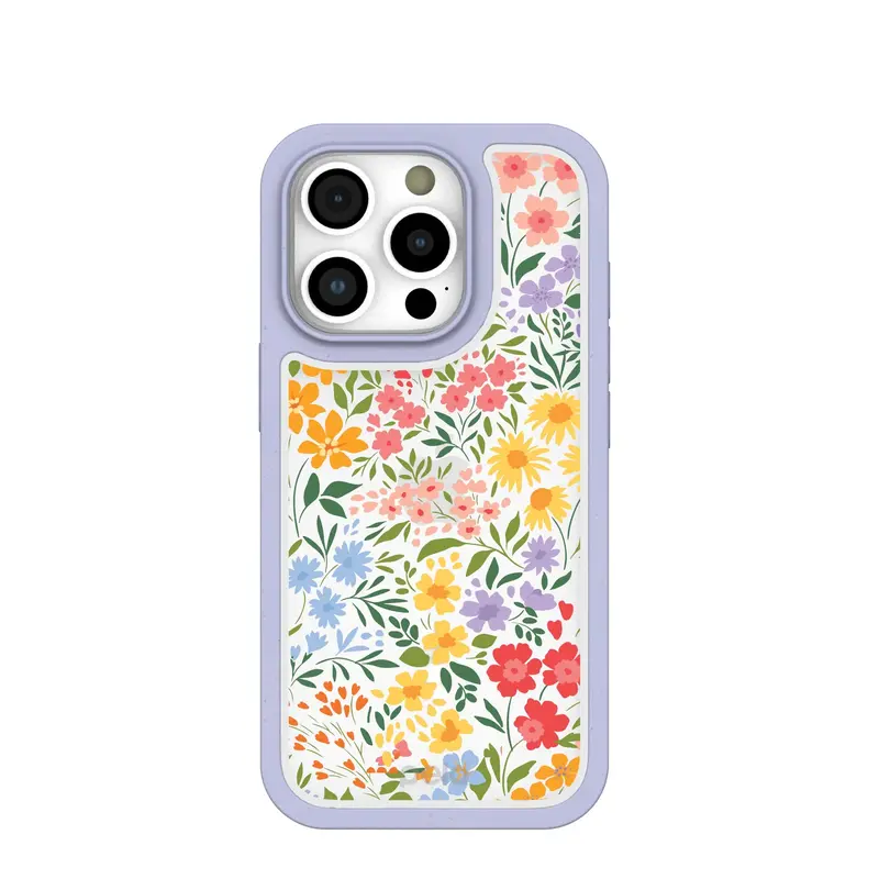 Clear Blooming Wild iPhone 16 Pro Case With Lavender Ridge
