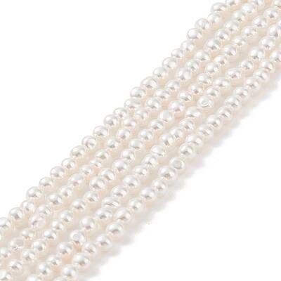 Electroplated Shell Pearl Beads Strands