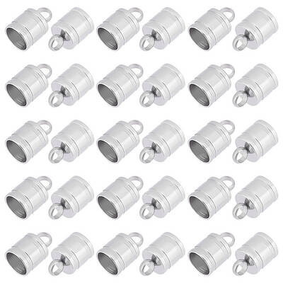 50Pcs 304 Stainless Steel Cord Ends