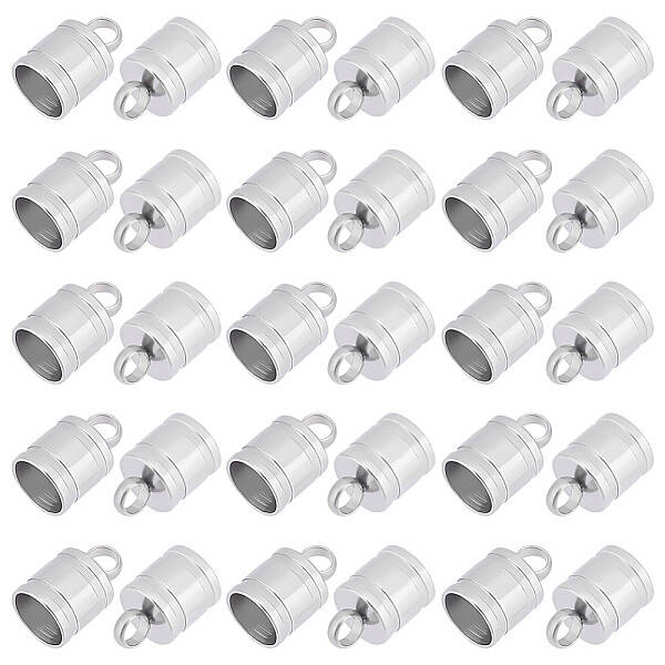 50Pcs 304 Stainless Steel Cord Ends