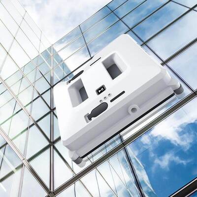 Intelligent Small Window Cleaner Robot Automatic Glass Window Robot | Color: White | Specifications: European Standard
