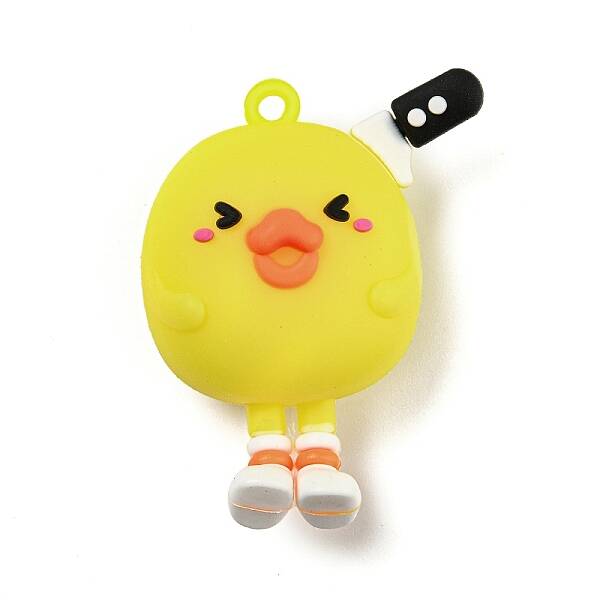 Cartoon PVC Plastic Pendants