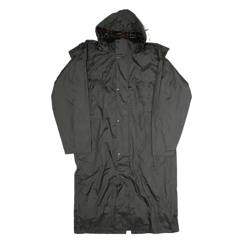COUNTRY ESTATE Highgrove Mens Rain Coat Grey Hooded M