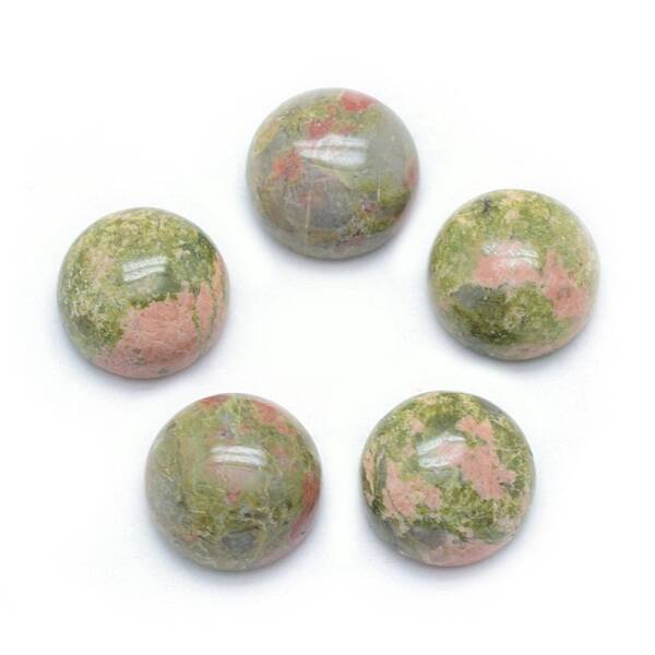 Natural Unakite Cabochons