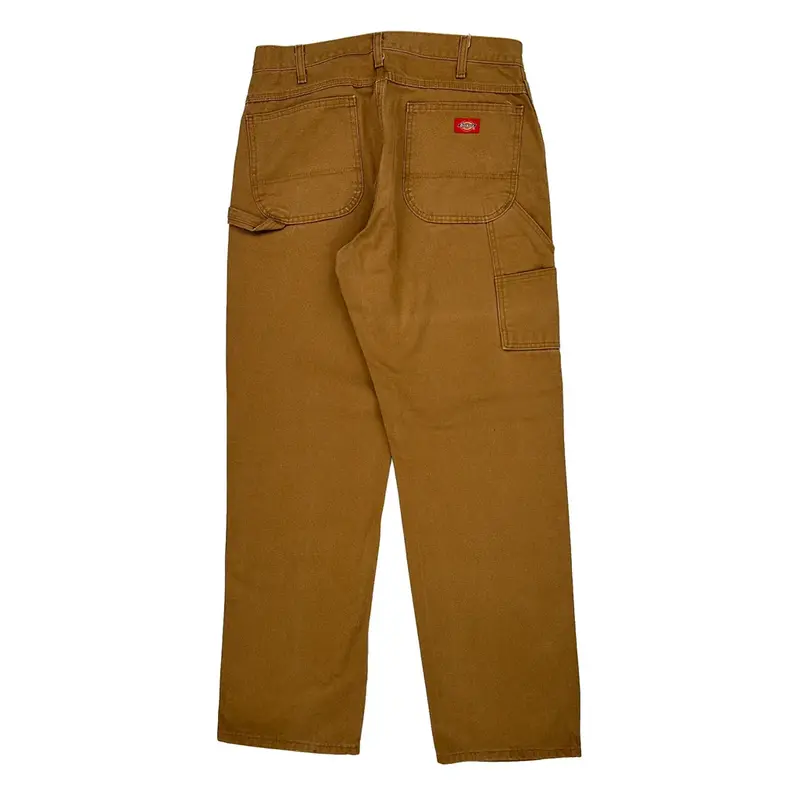 Dickies Carpenter Trousers - 34? Waist Brown Cotton