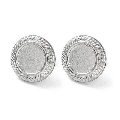 Non-Tarnish 304 Stainless Steel Stud Earrings Findings