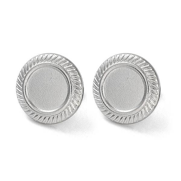 Non-Tarnish 304 Stainless Steel Stud Earrings Findings