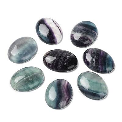 Natural Fluorite Cabochons