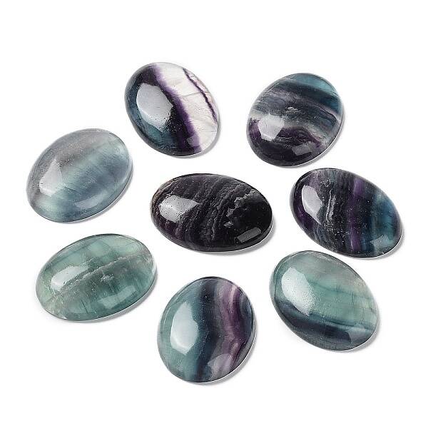 Natural Fluorite Cabochons