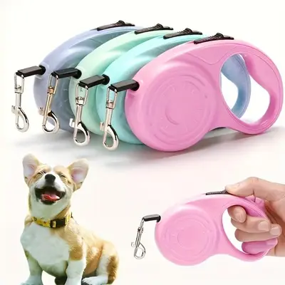 Retractable Dog Leash, 1 Count Automatic Traction Rope for Medium & Small Dogs, Pet Supplies for Outdoor Walking