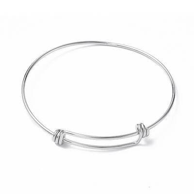 Non-Tarnish Adjustable 304 Stainless Steel Bangles Making