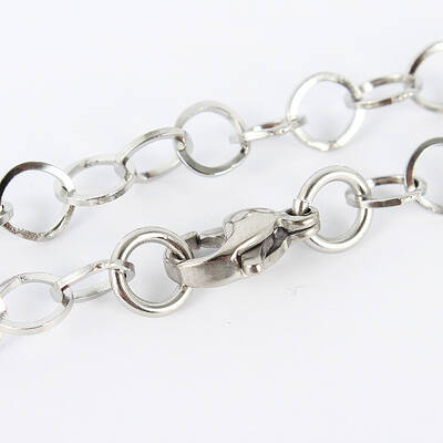 Tarnish Resistant 304 Stainless Steel Cable Chain Necklaces