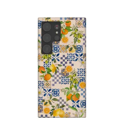 Seashell Amalfi Fruits Samsung Galaxy S24 Ultra Case