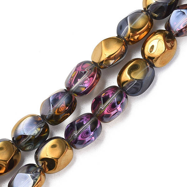 Electroplate Glass Beads Strands