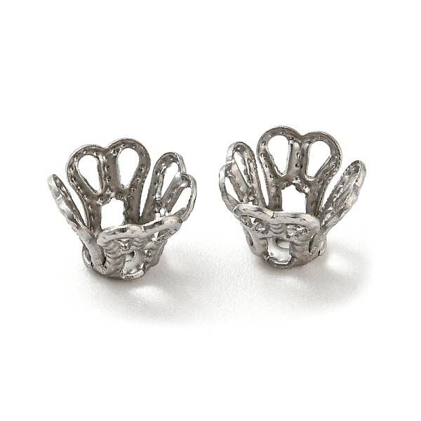 Non-Tarnish 316 Surgical Stainless Steel Bead Caps