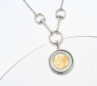 David Markstein Sterling Silver 500 Lira Coin 18 + 2\