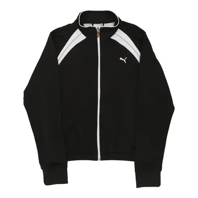 Puma Track Jacket - Small Black Polyester