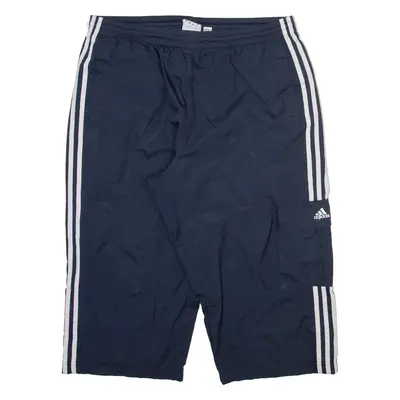 ADIDAS Mens Casual Shorts Blue Relaxed XL W34