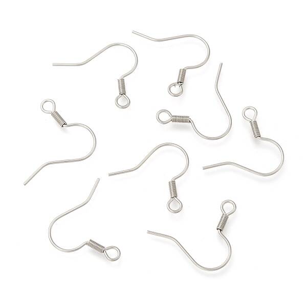 Tarnish Resistant 316 Surgical Stainless Steel Earring Hooks