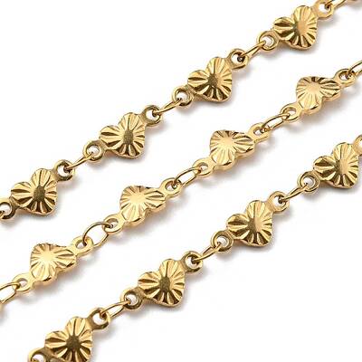 304 Stainless Steel Heart Link Chains