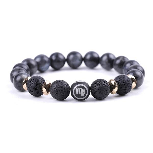 Natural Lava Rock Stretch Bracelets