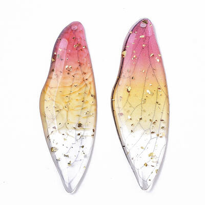 Transparent Epoxy Resin Big Pendants