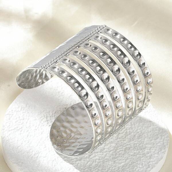304 Stainless Steel Cuff Bangles for Women