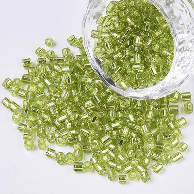 6/0 Glass Bugle Beads