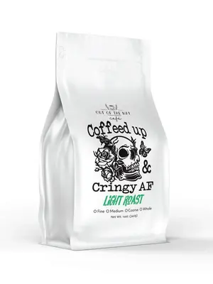 12oz. Bag - Out of The Way - Coffeed Up & Cringy AF - Light Roast Coffee
