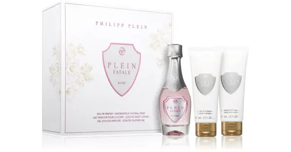 Philipp Plein Fatale Rosé women's gift set with 50ml EDP, shower gel and body milk