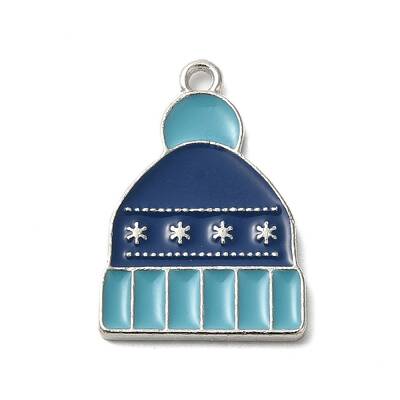 Winter Theme Alloy Enamel Pendants