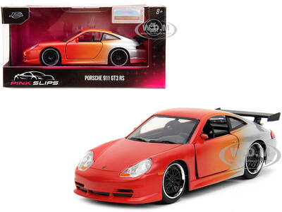 Porsche 911 GT3 RS Matt Orange and Silver Metallic \