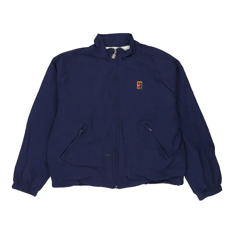 Age 13-15 Nike Jacket - Large Blue Polyester