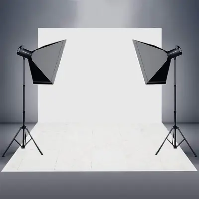 Aperturee Natural Marble White Grey Tiles Rubber Floor Mat | Rubber Floor For Photography | Floor Photography Background | Ph...